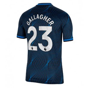 Chelsea Conor Gallagher #23 Replika Udebanetrøje 2023-24 Kortærmet